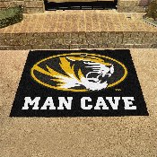 Missouri Tigers Man Cave All-Star Rug - 34 in. x 42.5 in., 14677