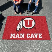 Utah Utes Man Cave Ulti-Mat Rug - 5ft. x 8ft., 14707
