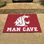Washington State Cougars Man Cave All-Star Rug - 34 in. x 42.5 in., 14717