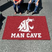 Washington State Cougars Man Cave Ulti-Mat Rug - 5ft. x 8ft., 14719