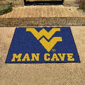 West Virginia Mountaineers Man Cave All-Star Rug - 34 in. x 42.5 in., 14721