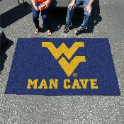 West Virginia Mountaineers Man Cave Ulti-Mat Rug - 5ft. x 8ft., 14723