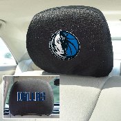 Dallas Mavericks Embroidered Head Rest Cover Set - 2 Pieces, 14774