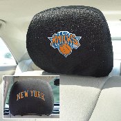 New York Knicks Embroidered Head Rest Cover Set - 2 Pieces, 14775