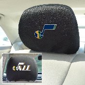 Utah Jazz Embroidered Head Rest Cover Set - 2 Pieces, 14777