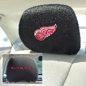 Detroit Red Wings Embroidered Head Rest Cover Set - 2 Pieces, 14781