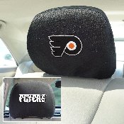 Philadelphia Flyers Embroidered Head Rest Cover Set - 2 Pieces, 14782