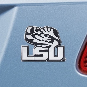 LSU Tigers 3D Chrome Metal Emblem, 14800