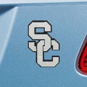 Southern California Trojans 3D Chrome Metal Emblem - SC Primary Logo, 14803