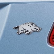 Arkansas Razorbacks 3D Chrome Metal Emblem, 14809