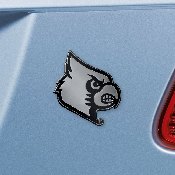 Louisville Cardinals 3D Chrome Metal Emblem, 14821