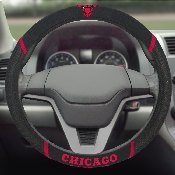 Chicago Bulls Embroidered Steering Wheel Cover, 14846