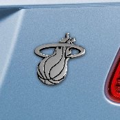 Miami Heat 3D Chrome Metal Emblem, 14863