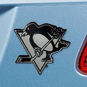 Pittsburgh Penguins 3D Chrome Metal Emblem, 14887