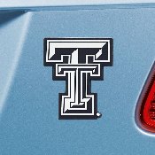 Texas Tech Red Raiders 3D Chrome Metal Emblem, 14899
