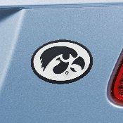 Iowa Hawkeyes 3D Chrome Metal Emblem, 14905
