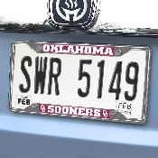 Oklahoma License Plate Frame 6.25