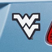 West Virginia Mountaineers 3D Chrome Metal Emblem, 14944