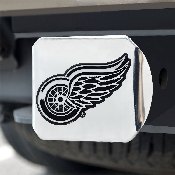 Detroit Red Wings Chrome Metal Hitch Cover with Chrome Metal 3D Emblem, 14966