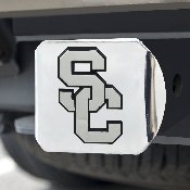 Southern California Trojans Chrome Metal Hitch Cover with Chrome Metal 3D Emblem, 14975