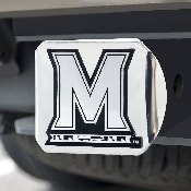 Maryland Terrapins Chrome Metal Hitch Cover with Chrome Metal 3D Emblem, 15112