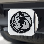 Dallas Mavericks Chrome Metal Hitch Cover with Chrome Metal 3D Emblem, 15120