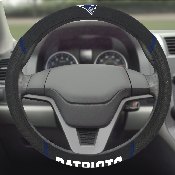 New England Patriots Embroidered Steering Wheel Cover, 15166