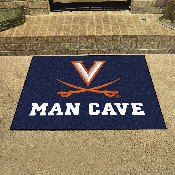 Virginia Cavaliers Man Cave All-Star Rug - 34 in. x 42.5 in., 15536