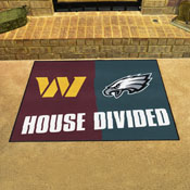NFL House Divided - Football Team / Eagles House Divided Rug - 34 in. x 42.5 in., 15562