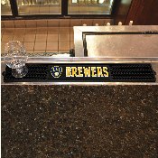 Milwaukee Brewers Bar Drink Mat - 3.25in. x 24in., 15566