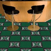 Hawaii Rainbows Team Carpet Tiles - 45 Sq Ft., 15569