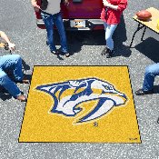 Nashville Predators Tailgater Rug - 5ft. x 6ft. - Predator Head Primary Logo - Yellow, 15573
