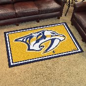NHL - Nashville Predators Yellow Background Rug, 15579-GR