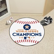 Houston Astros 2017 MLB World Series Champions Baseball Rug - 27in. Diameter, 15588