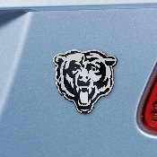 Chicago Bears 3D Chrome Metal Emblem - C Primary Logo, 15607