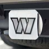 Washington Commanders Chrome Metal Hitch Cover with Chrome Metal 3D Emblem, 15619