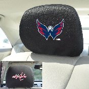 Washington Capitals Embroidered Head Rest Cover Set - 2 Pieces, 15637