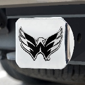 Washington Capitals Chrome Metal Hitch Cover with Chrome Metal 3D Emblem, 15641