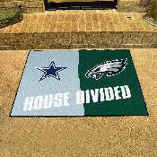 NFL House Divided - Cowboys / Eagles House Divided Rug - 34 in. x 42.5 in. - House Divided, 15665