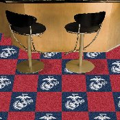 U.S. Marines Team Carpet Tiles - 45 Sq Ft., 15710