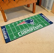 New England Patriots Field Runner Mat - 30in. x 72in., 2017 Super Bowl LI Champions, 16207