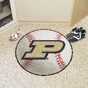 Purdue Boilermakers Baseball Rug - 27in. Diameter, P Logo, 16829