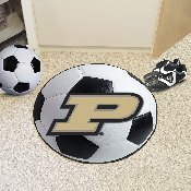 Purdue Boilermakers Soccer Ball Rug - 27in. Diameter, P Logo, 16830