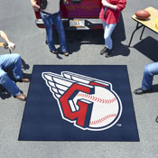 Cleveland Guardians Tailgater Rug - 5ft. x 6ft. - Guardians Fastball Primary Logo, 16920