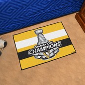 Pittsburgh Penguins Starter Mat Accent Rug - 19in. x 30in., 2017 NHL Stanley Cup Champions, 16962