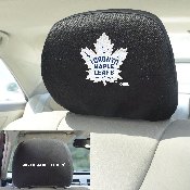 Toronto Maple Leafs Embroidered Head Rest Cover Set - 2 Pieces, 16983