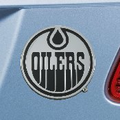 Edmonton Oilers 3D Chrome Metal Emblem, 17021