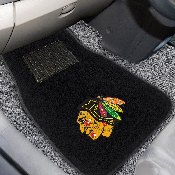 Chicago Blackhawks Embroidered Car Mat Set - 2 Pieces, 17090