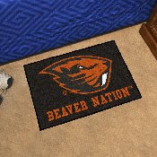 Oregon State Beavers Starter Mat Accent Rug - 19in. x 30in. - Beaver Head Primary Logo & 