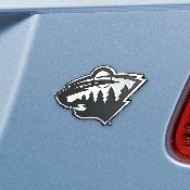 Minnesota Wild 3D Chrome Metal Emblem, 17175